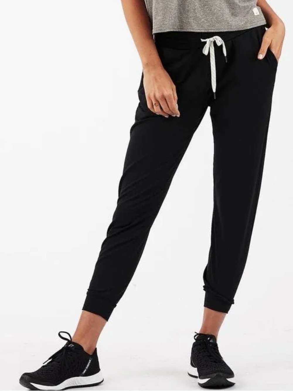Vuori Black Performance Jogger XS DreamKnit Athleisure Coastal Chill